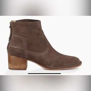 UGG Bandara Brown Suede Ankle Boots size 8